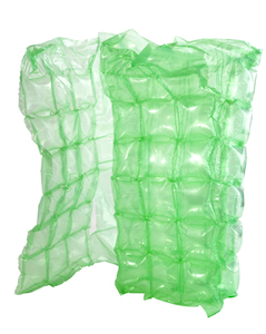 Green Colour Inflated Bubble Wrap Inflatable Cushioning