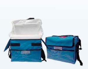 White colour Insulated Box Liner with blue colour bag