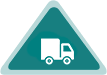 icon with a clipart delivery truck