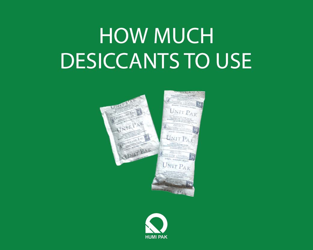 how much desiccants to use blog banner